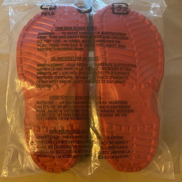 Red Crocs Classic Clogs - Picture 2 of 4